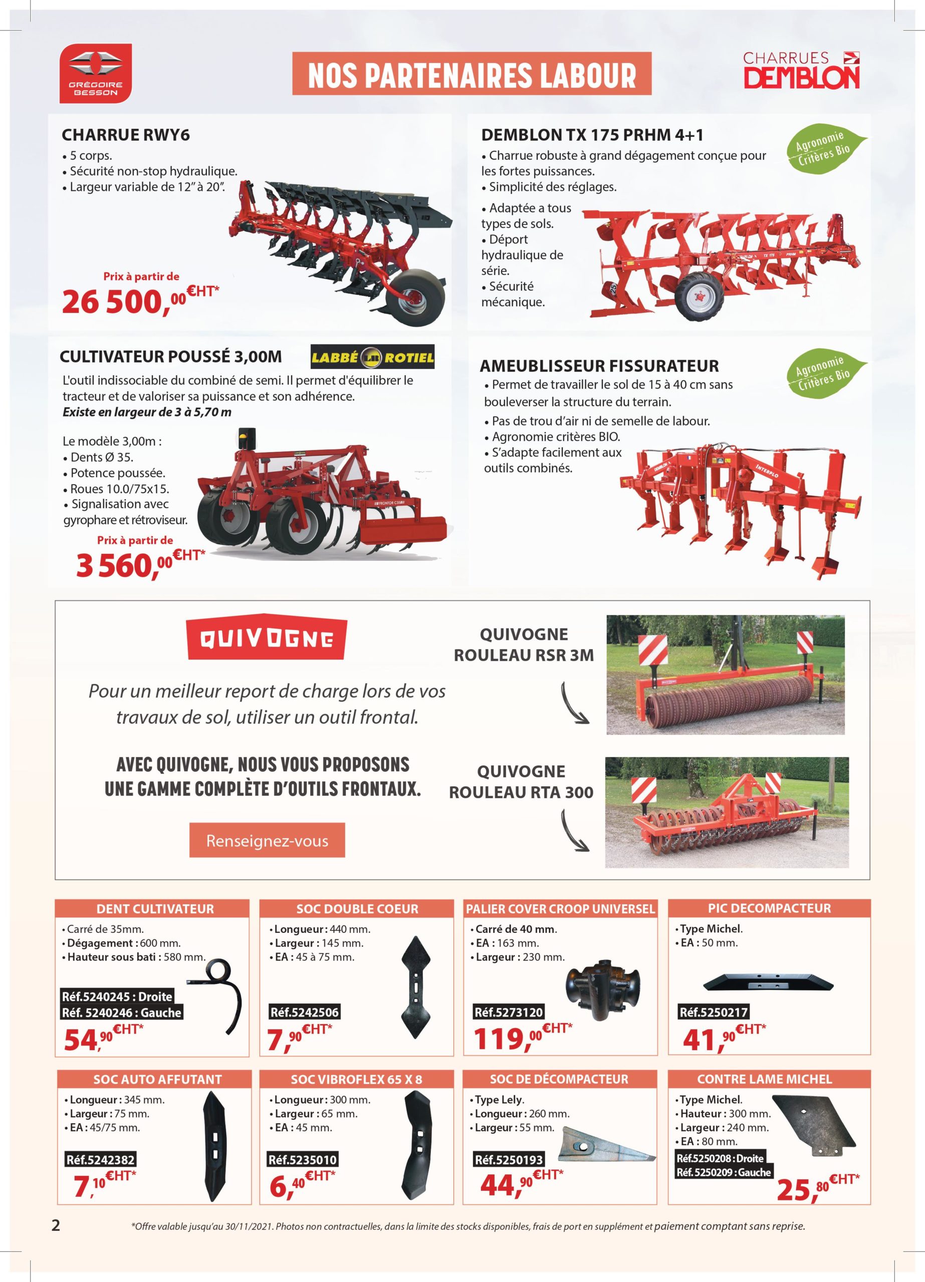 Promo automne 2021